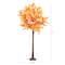 6ft. Pre-Lit Orange Autumn Maple Artificial Fall Tree